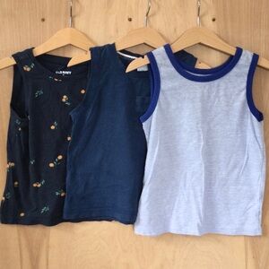 Kids Sleeveless Tops Bundle of Three